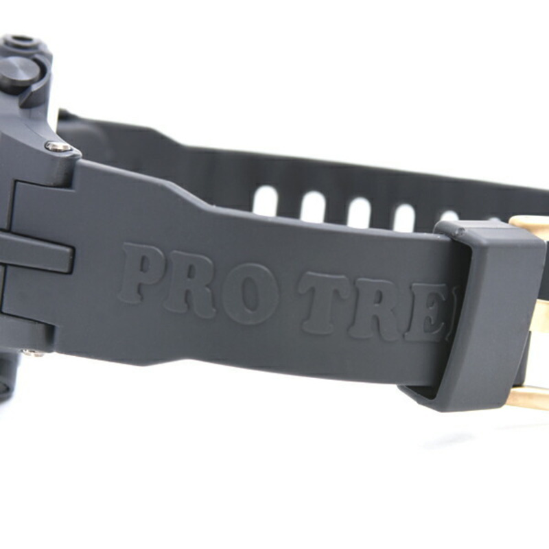 卡西歐男 Pro Trek Tough 太陽能手錶，橡膠錶帶，PRW-3100YC-3