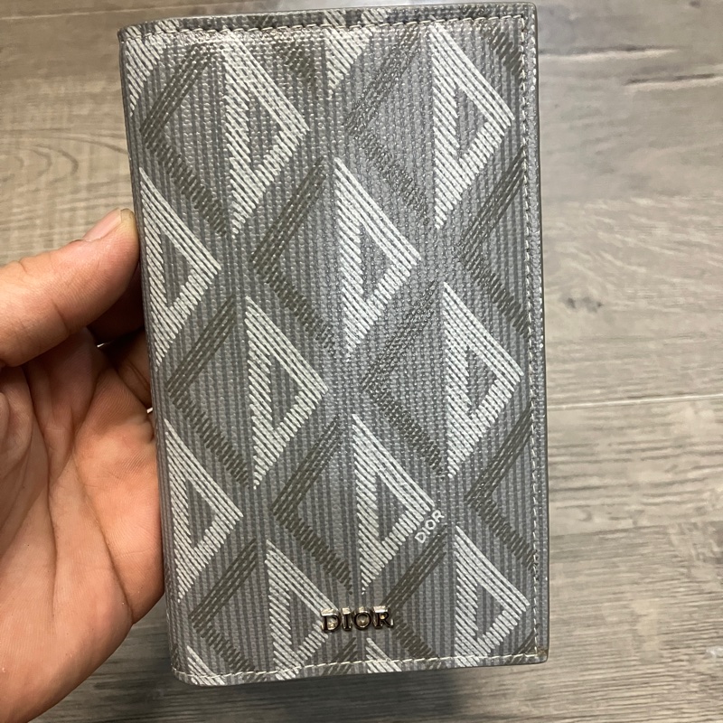 DIOR 迪奧 DIAMOND 鑽石 12卡 對折 兩折 卡包 卡夾 名片夾 名片包-5
