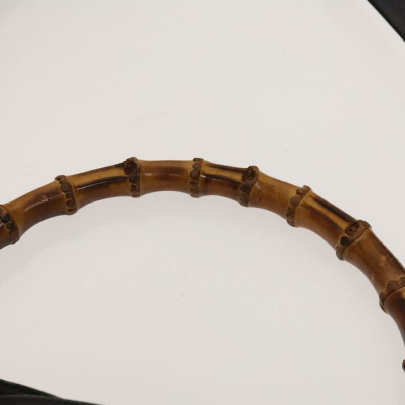 【日本直送】GUCCI 竹節手提包 皮革 2 款 黑色 金色 正品 ep9886-14