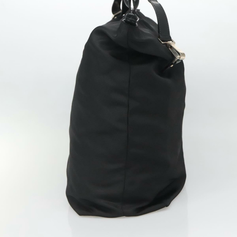 【日本直送】GUCCI 手提包 尼龍 2 向 出口 黑色 銀色 正品 ar13706-3