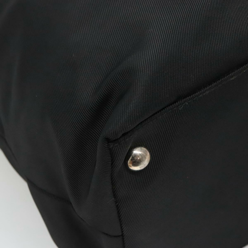 【日本直送】GUCCI 手提包 尼龍 2 向 出口 黑色 銀色 正品 ar13706-8