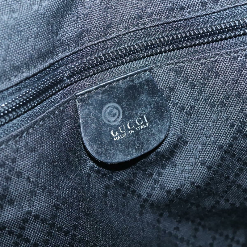 【日本直送】GUCCI 手提包 尼龍 2 向 出口 黑色 銀色 正品 ar13706-18