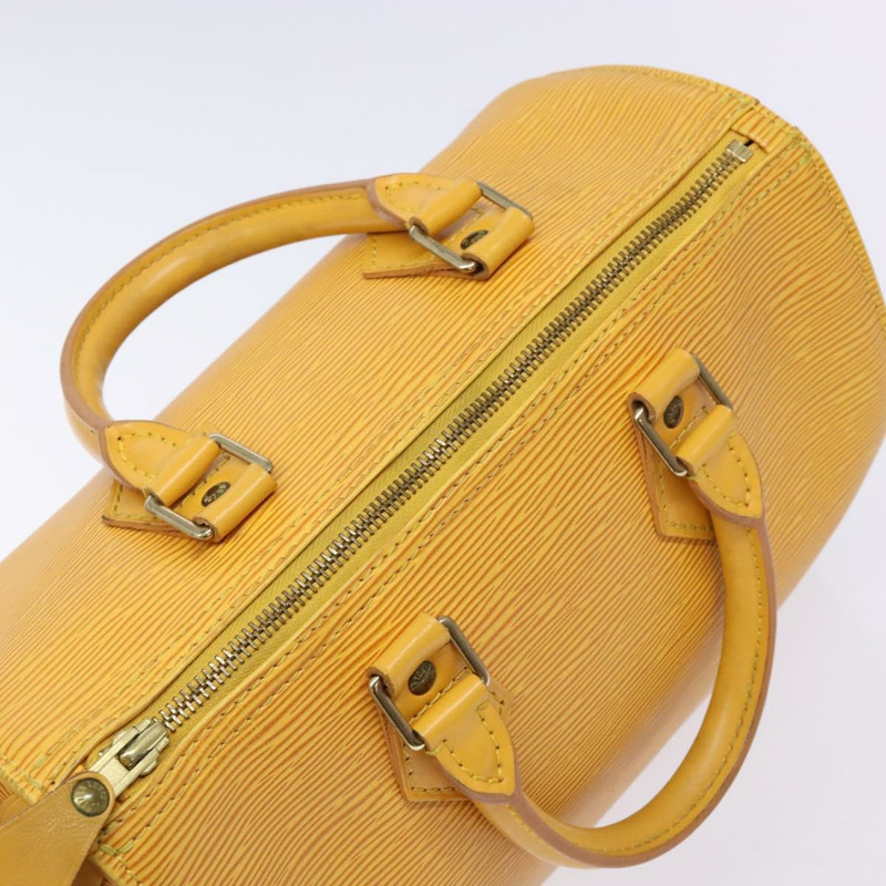【日本直送】路易威登 Epi Speedy 25 手提包 Tassili 黃色 M43019 LV 正品 137696-5