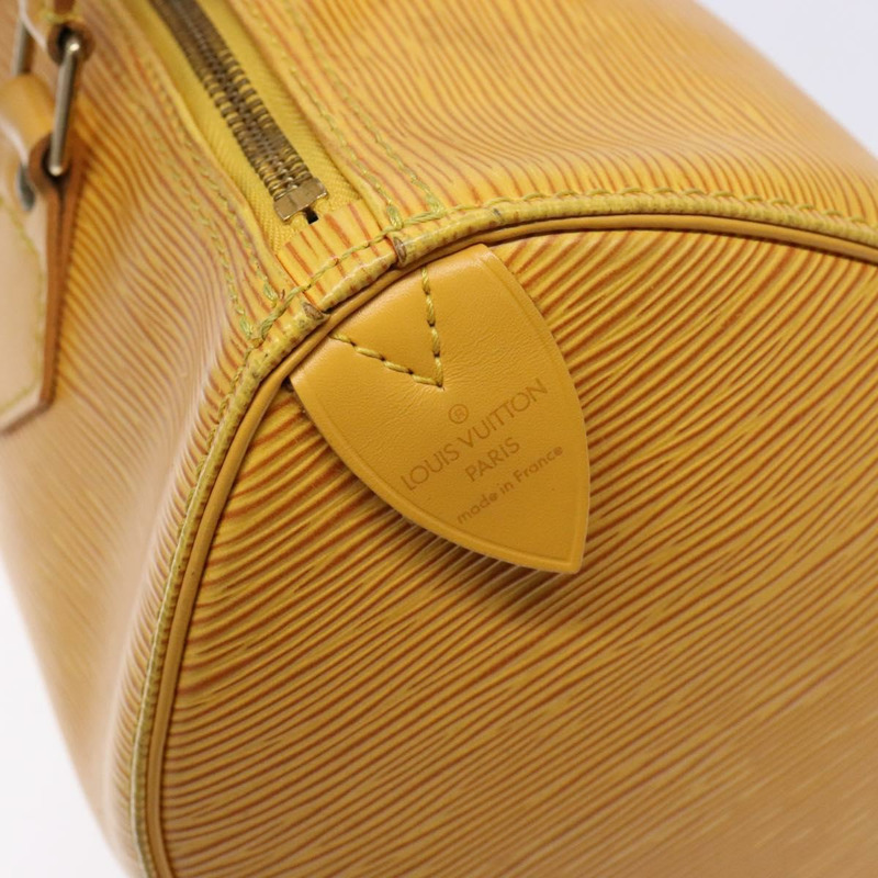 【日本直送】路易威登 Epi Speedy 25 手提包 Tassili 黃色 M43019 LV 正品 137696-15