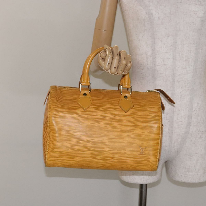 【日本直送】路易威登 Epi Speedy 25 手提包 Tassili 黃色 M43019 LV 正品 137696-21