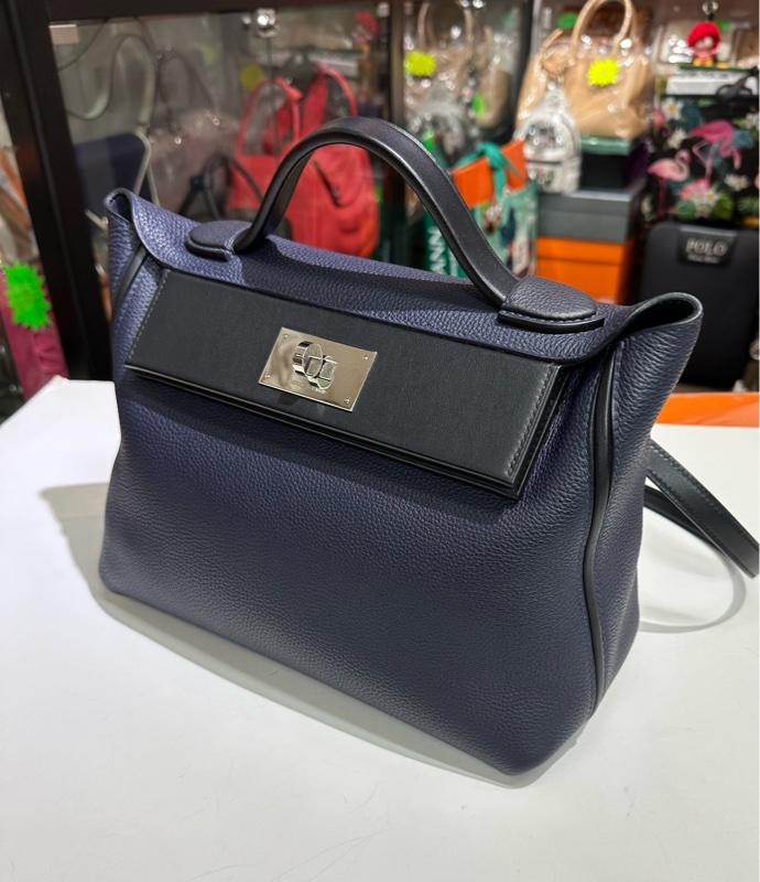 Hermès 24/24 -29 Evercolour CK 2Z Bleu Nuit 夜藍色-1