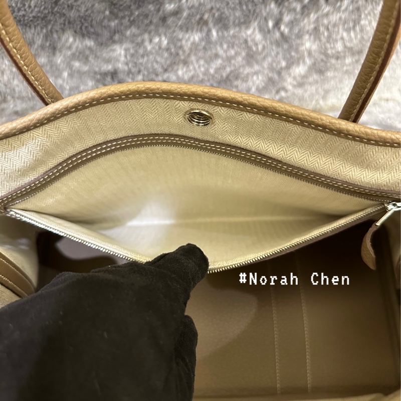 🐎【全新閒置｜Hermès Garden Party 36｜Etoupe 大象灰 Y刻｜附臺灣正本購證｜無頸紋美包一枚】-20