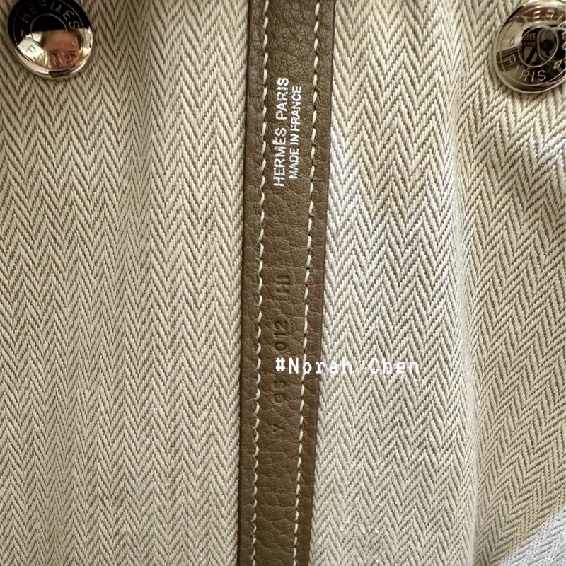 🐎【全新閒置｜Hermès Garden Party 36｜Etoupe 大象灰 Y刻｜附臺灣正本購證｜無頸紋美包一枚】-28