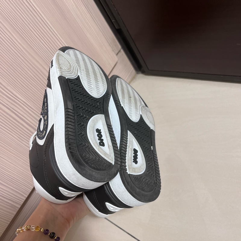 DIOR B57 黑白老花中筒運動鞋 39 24.5-8