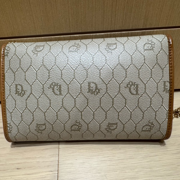 Dior 中古蜂巢圖案鏈兩用單肩包/ 斜孭袋 小廢包 Dior Vintage Bag-8
