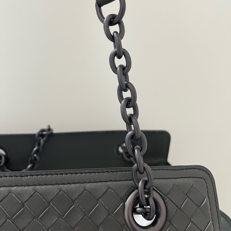 Bottega Veneta 灰色 編織 兩用 手提肩背包-2