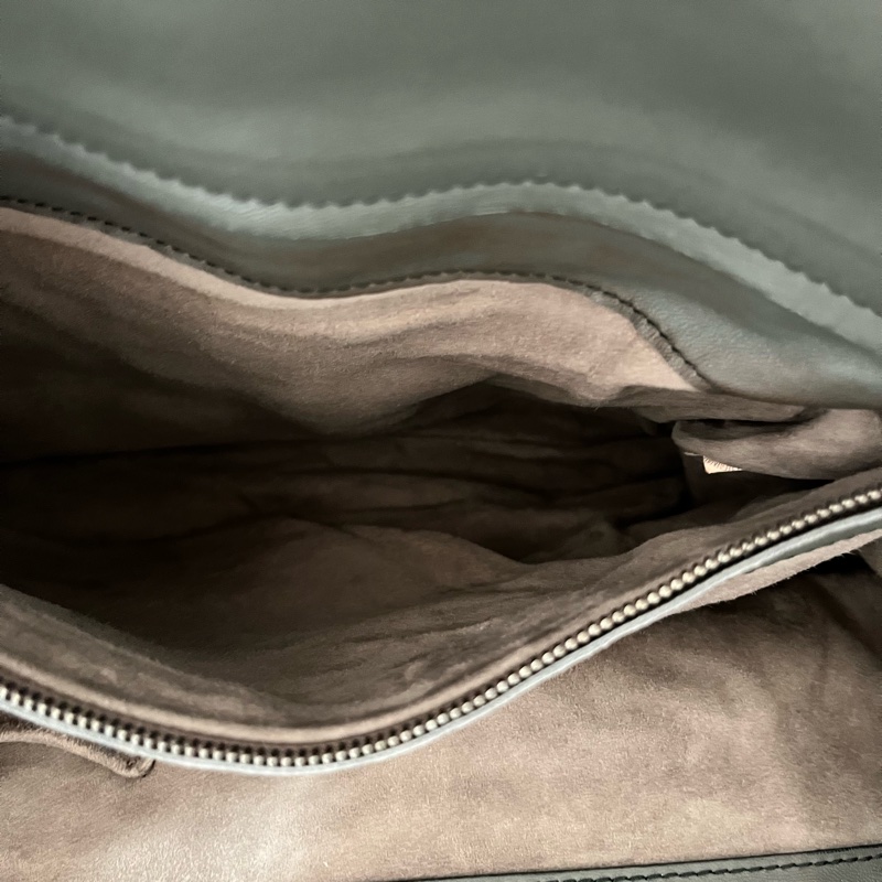 Bottega Veneta 灰色 編織 兩用 手提肩背包-10