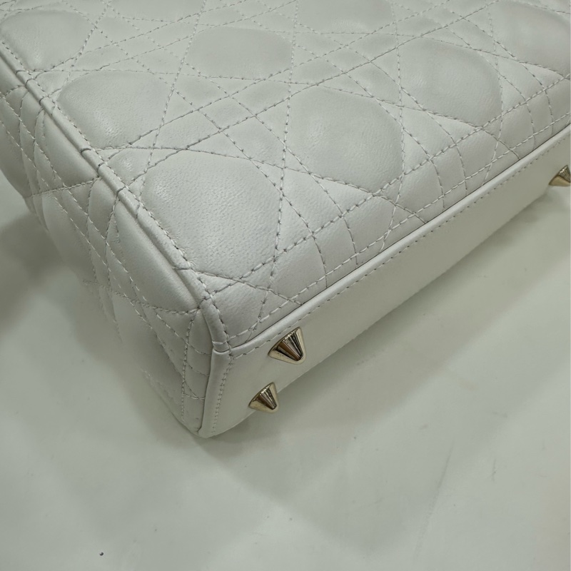 DIOR迪奧 戴妃四格白色 23編碼 有購證-12