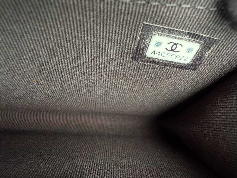 二手CHANEL黑色羊皮銀星星水鑽C logoL型卡夾零錢包AP3732-8