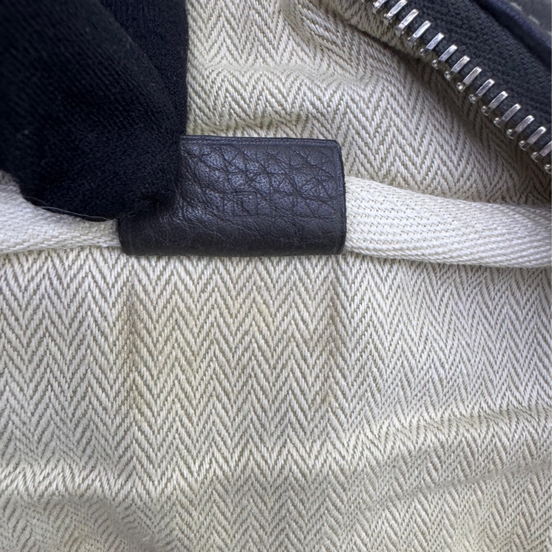 HERMES Clemence皮革Victoria 35銀扣灰色-8