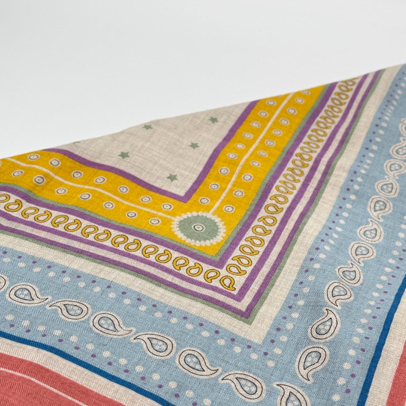 （未使用♥️專櫃 48,900）HERMES 愛馬仕 高級官的馬鞍具 SELLE DE DIGNITAIRE Carré 140 羊絨披肩 圍巾｜2022年-1