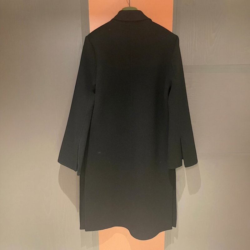 🎉新品好折扣✨Fendi 女款 FF8948 貂毛皮草口袋配刷毛羊毛大衣 EU40S-M/42M-L(兩款尺寸可選)-6