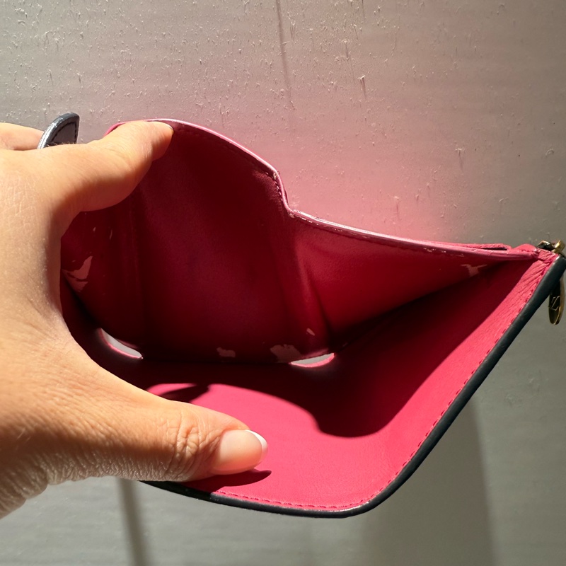 Louis Vuitton 內裡桃紅短夾-13