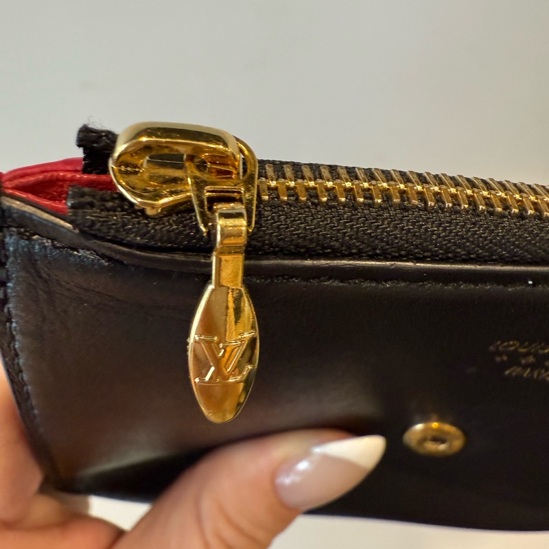 Louis Vuitton 內裡桃紅短夾-15