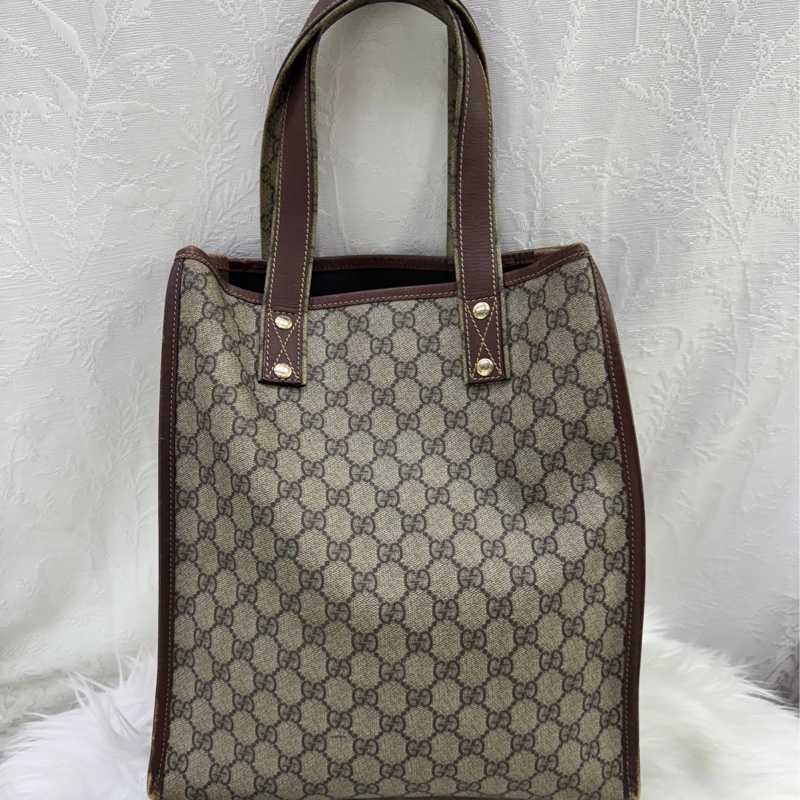 Pre-Owned Gucci Pre-Owned 2016-2025 GG Supreme Web tote bag-3