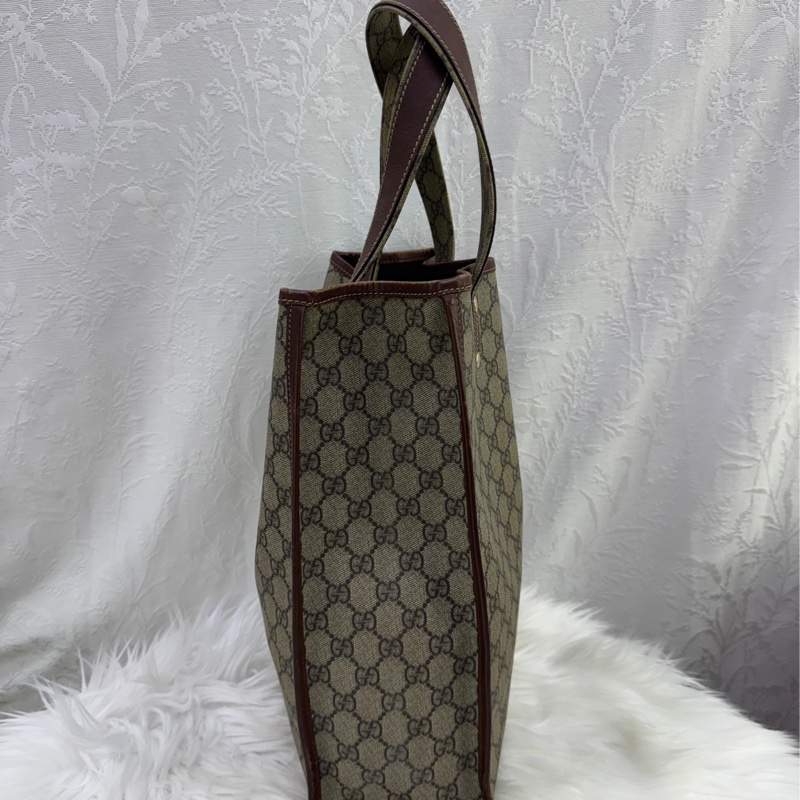 Pre-Owned Gucci Pre-Owned 2016-2025 GG Supreme Web tote bag-6