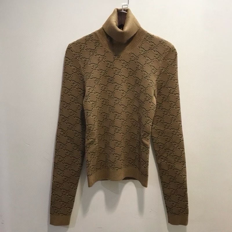 促銷品 FENDI 女款 老花 針織衫 36碼-0