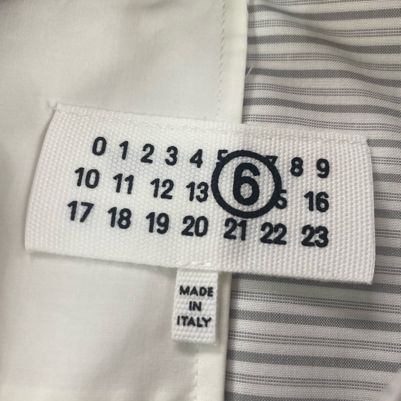 促銷品 MM6 Maison Margiela 男款 拼接 襯衫 #44 46碼-5