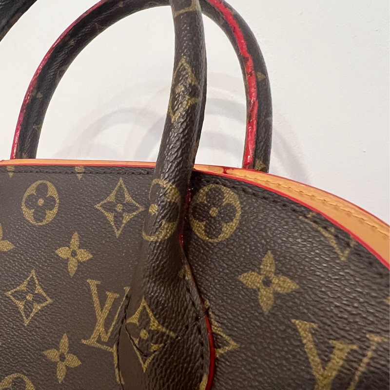 Louis Vuitton x Christian Louboutin 聯名款M41234 小馬皮革卯釘手提包-2