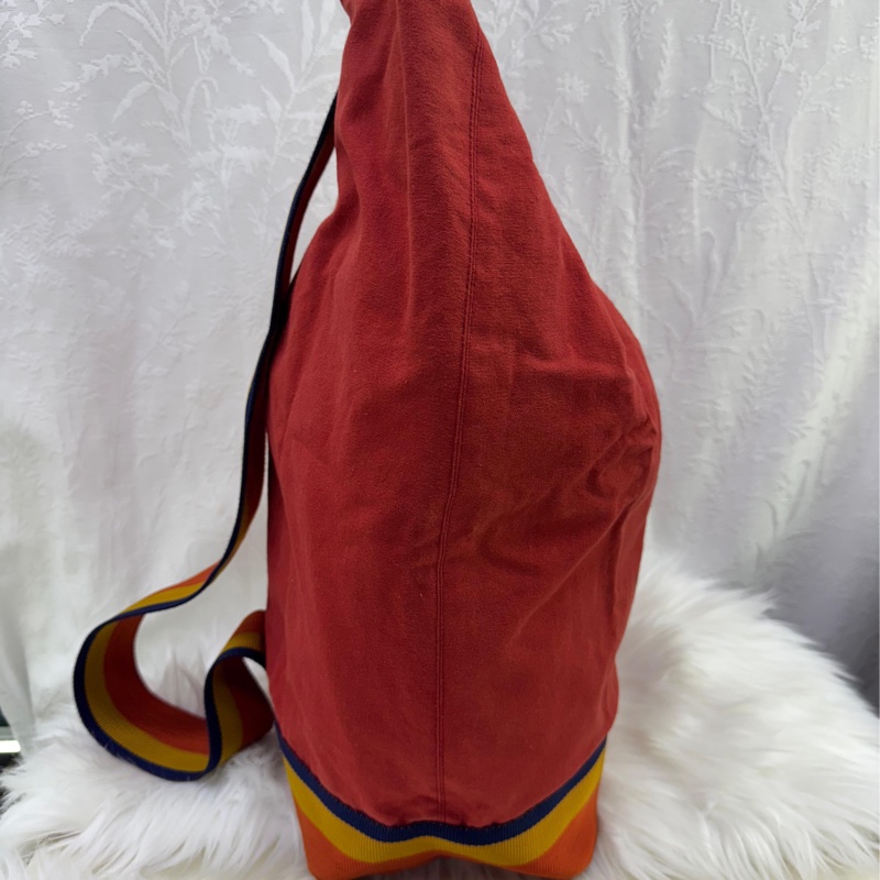 Hermès Cloth backpack Very good condition Orange, Cloth-9