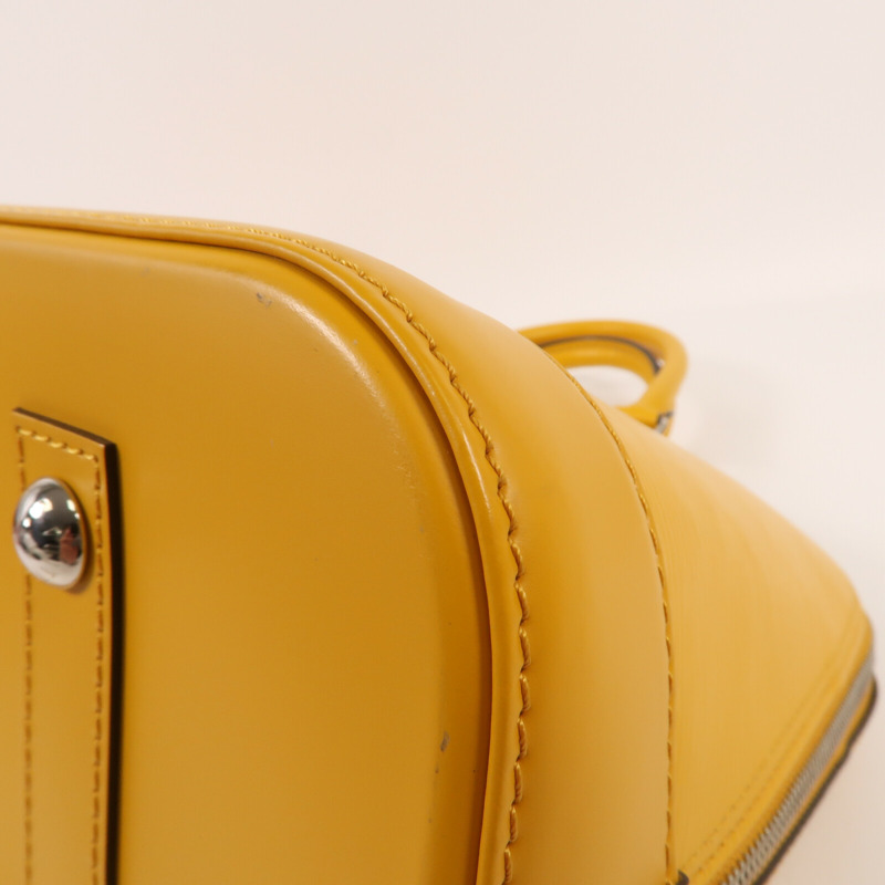 LOUIS VUITTON Epi銀金扣Hand Bag手挽袋-12