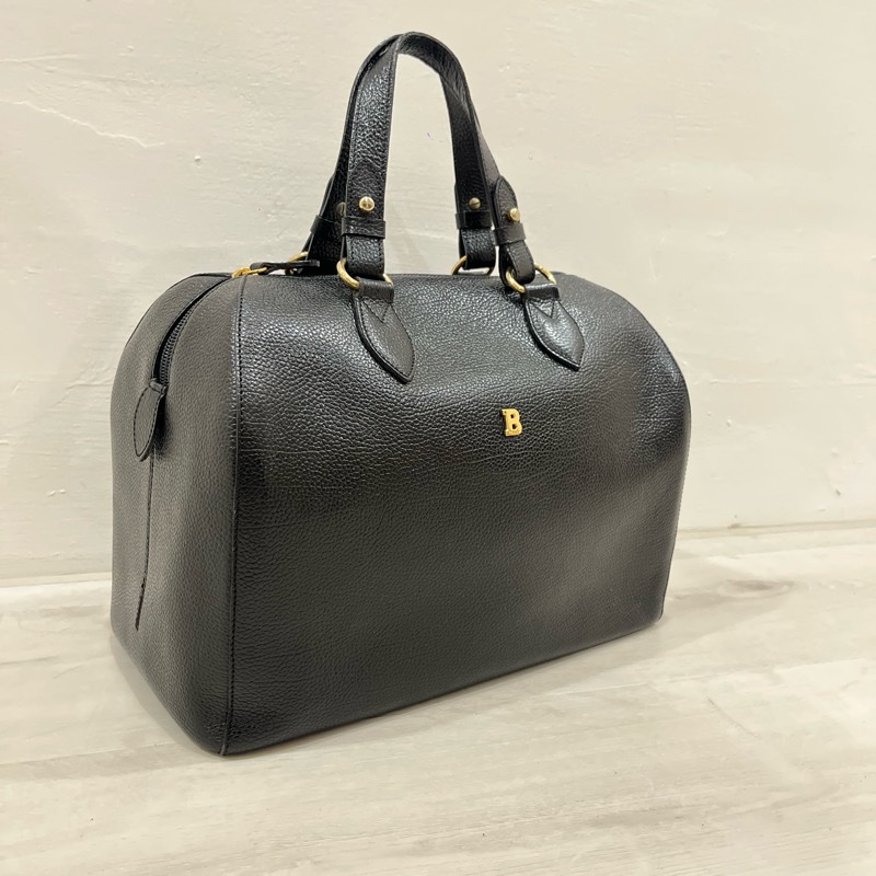 vintage BALLY 真皮手提包 醫生包 波士頓包-1