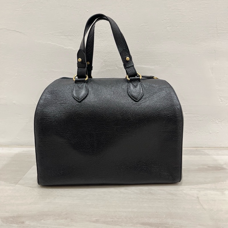 vintage BALLY 真皮手提包 醫生包 波士頓包-6