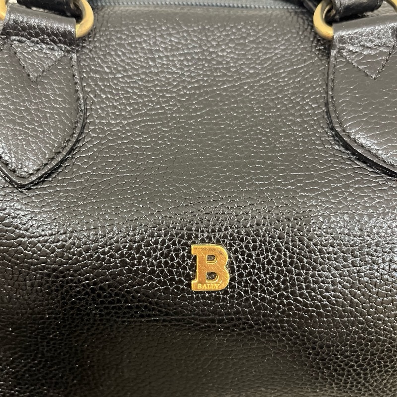 vintage BALLY 真皮手提包 醫生包 波士頓包-20