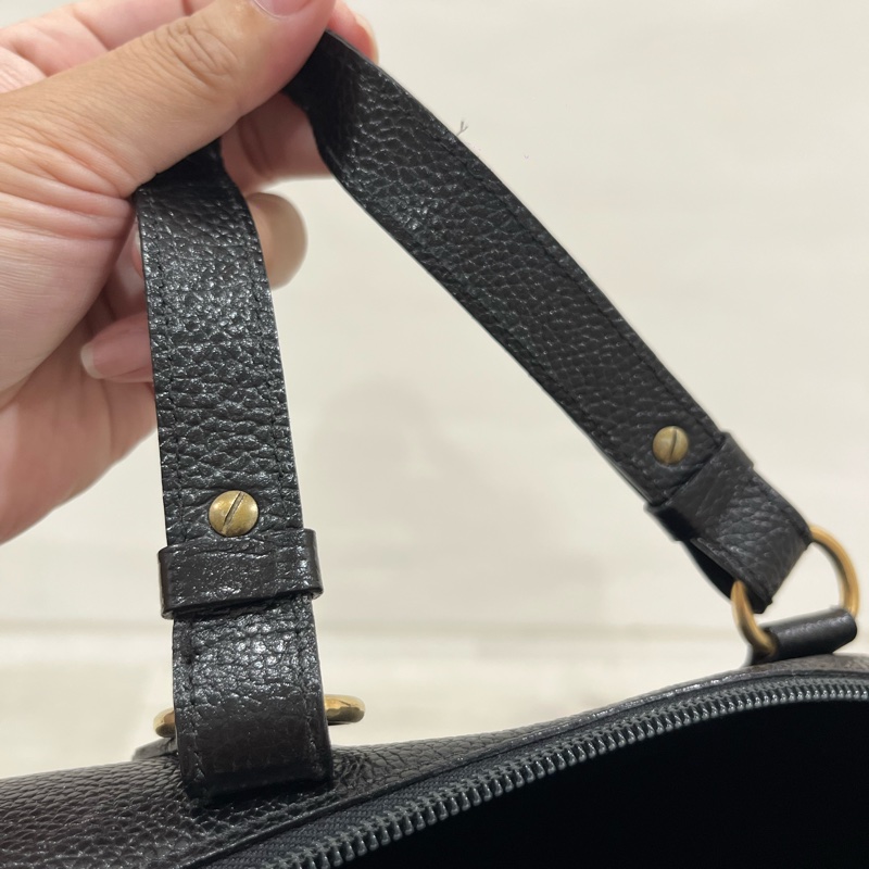 vintage BALLY 真皮手提包 醫生包 波士頓包-28