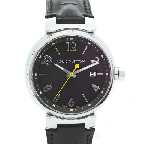 Louis Vuitton Tambour Q1111 棕色錶盤男士手錶