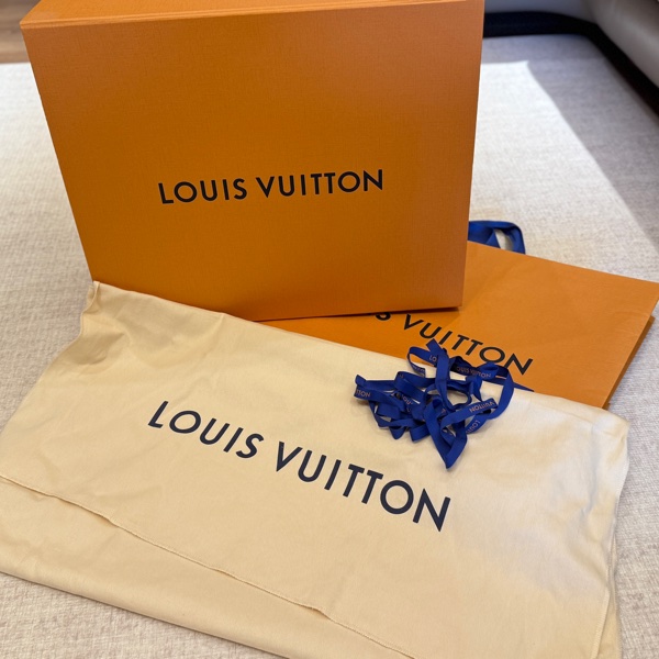 LV Excursion Tote 黑色皮革經典花紋托特包-18