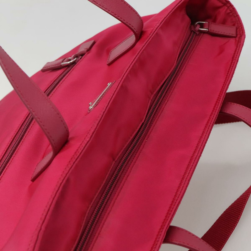 【日本直送】PRADA 手提包 尼龍 2 用 粉紅色 銀色 正品 138350-5