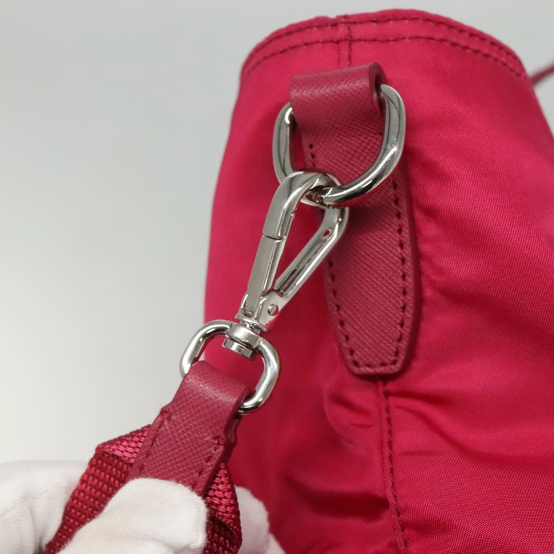 【日本直送】PRADA 手提包 尼龍 2 用 粉紅色 銀色 正品 138350-20