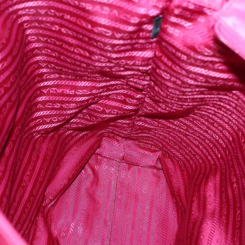 【日本直送】PRADA 手提包 尼龍 2 用 粉紅色 銀色 正品 138350-23