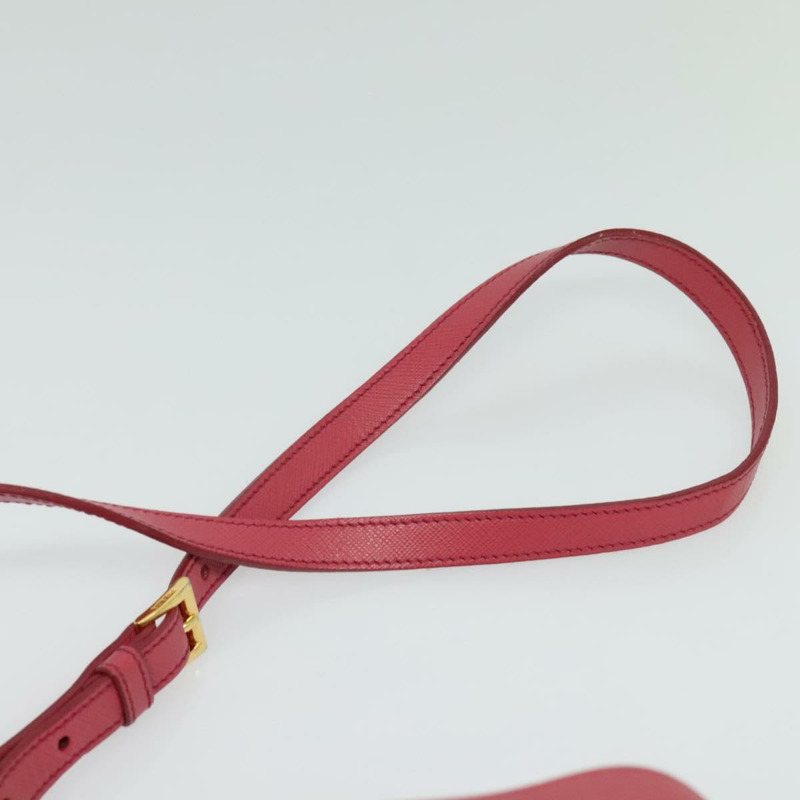 【日本直送】PRADA 肩背包 Safiano 皮革 粉紅金 BT1010 正品 137816-7