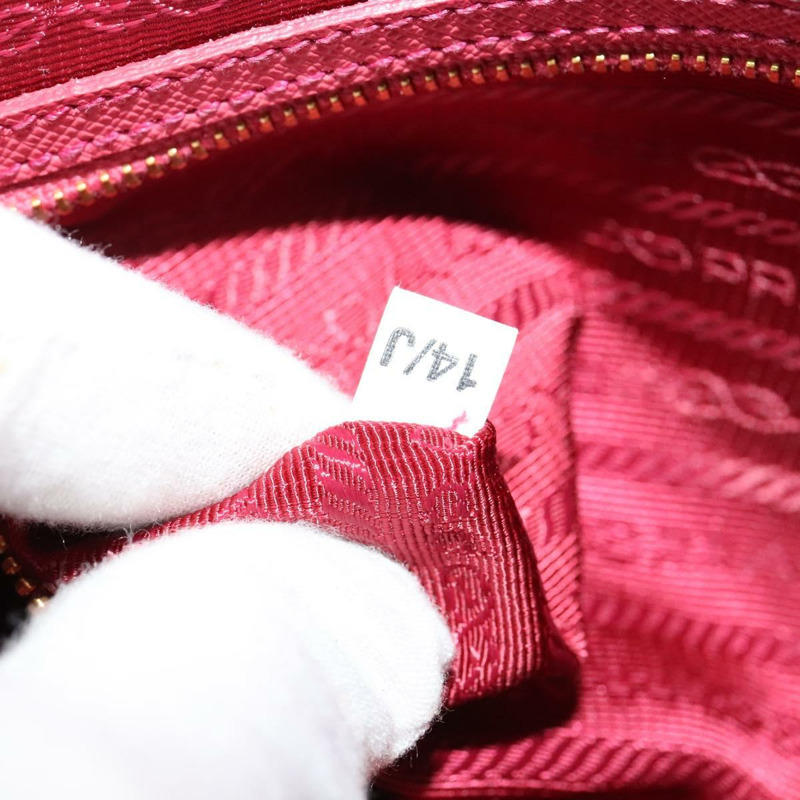 【日本直送】PRADA 肩背包 Safiano 皮革 粉紅金 BT1010 正品 137816-10