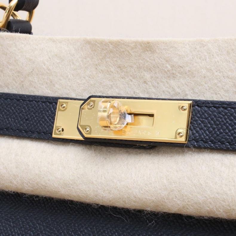 Kelly 28 89黑色 Epsom皮 K 2025 金扣 P235400180-5