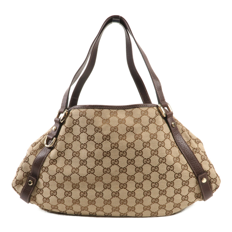 GUCCI 帆布Abbey金扣肩背袋-0