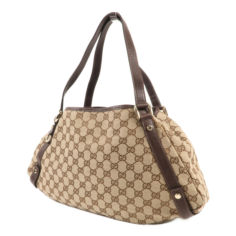 GUCCI 帆布Abbey金扣肩背袋-2