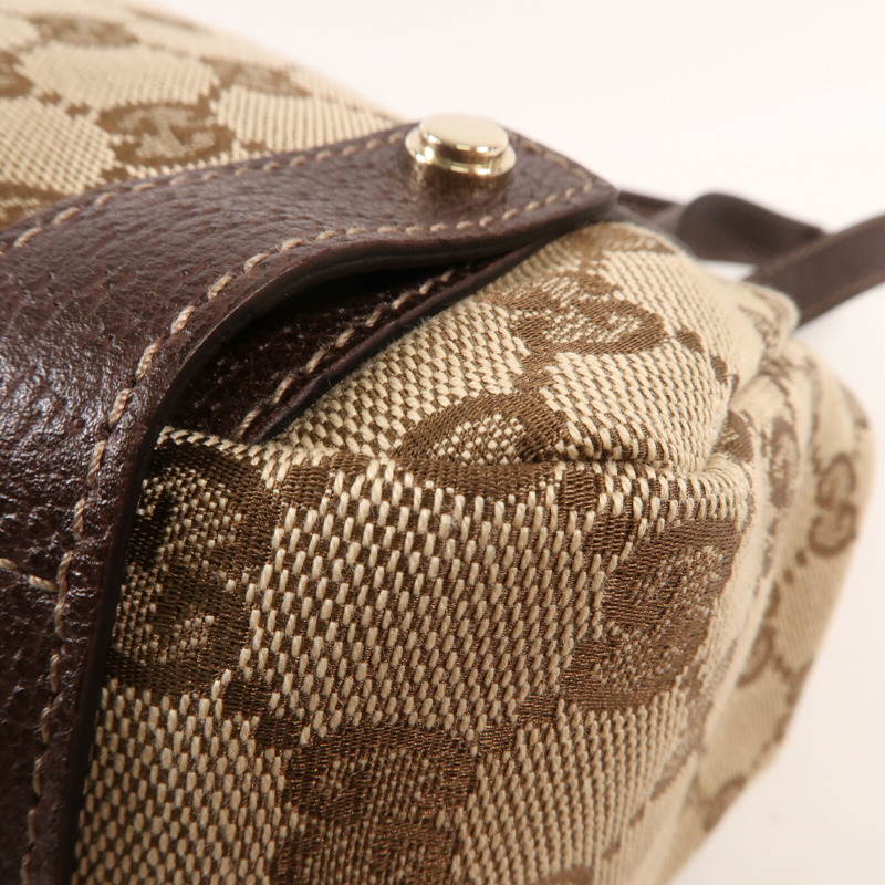 GUCCI 帆布Abbey金扣肩背袋-12