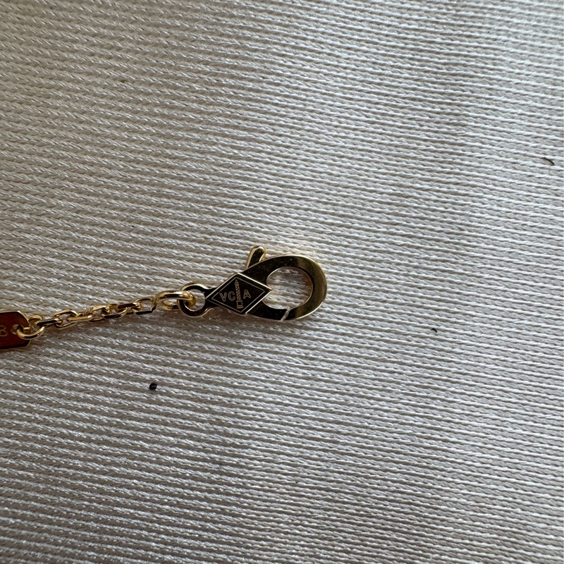 VCA Vintage Alhambra中號項鍊頸鏈黑瑪瑙 VCARA45800 Van Cleef & Arpels-1