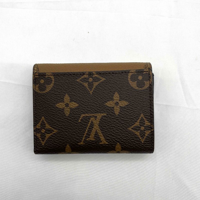 全新現貨 LV M80725 Zoe老花雙拼三折短夾-1