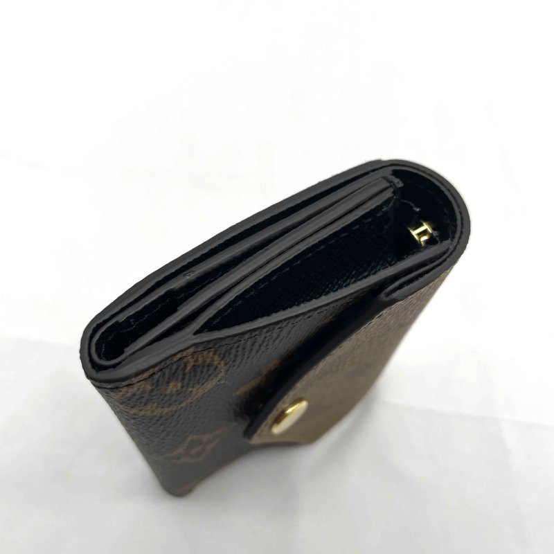 全新現貨 LV M80725 Zoe老花雙拼三折短夾-2