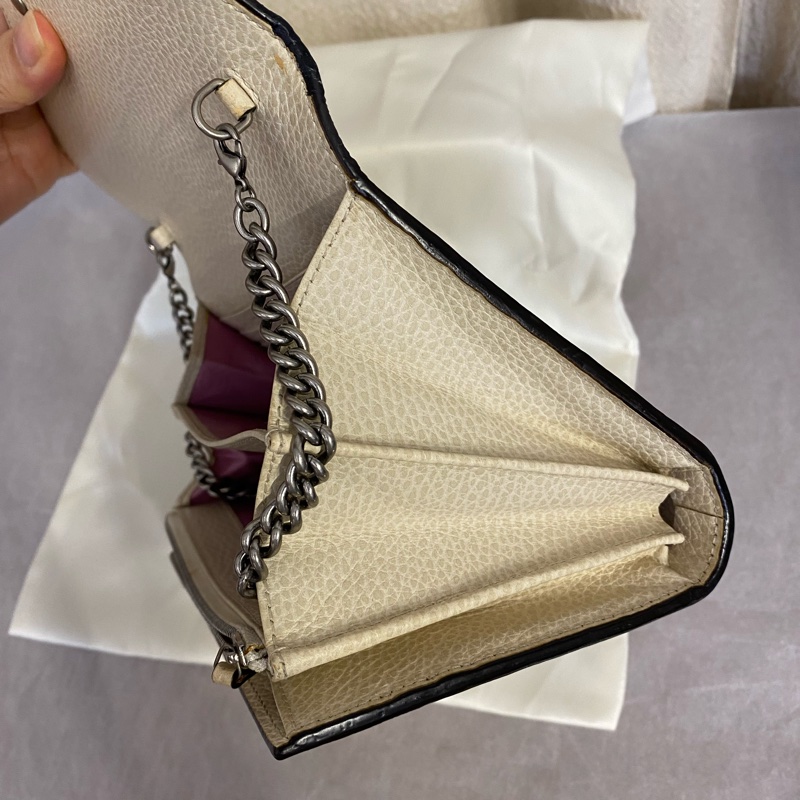 Gucci/古馳 Dionysus系列 鑽釦woc款 鏈條包 万年经典款-3