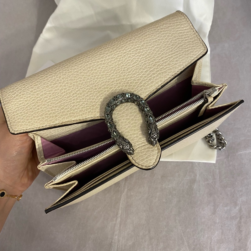 Gucci/古馳 Dionysus系列 鑽釦woc款 鏈條包 万年经典款-6